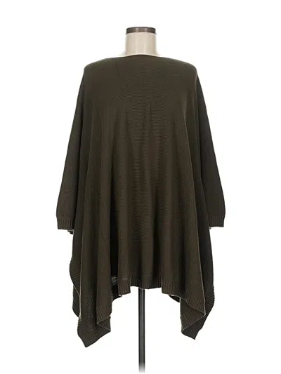 Pre-owned Unbranded Poncho In Green