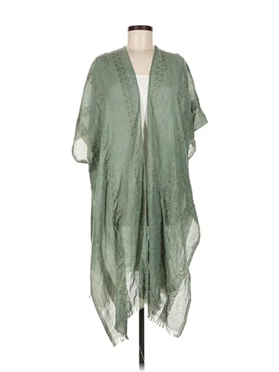 Pre-owned Unbranded Poncho In Green