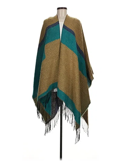 Pre-owned Unbranded Poncho In Green
