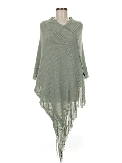 Pre-owned Unbranded Poncho In Green