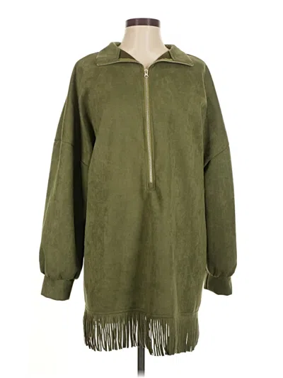 Pre-owned Unbranded Poncho In Green