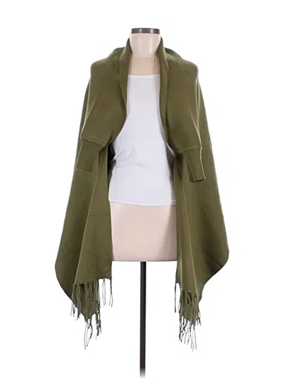 Pre-owned Unbranded Poncho In Green
