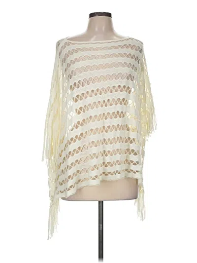 Pre-owned Unbranded Poncho In Ivory