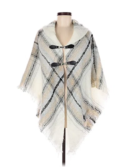 Pre-owned Unbranded Poncho In Ivory