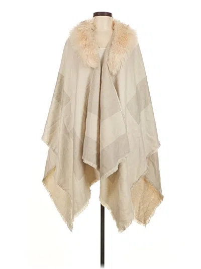 Pre-owned Unbranded Poncho In Ivory