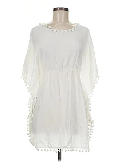Pre-owned Unbranded Poncho In Ivory