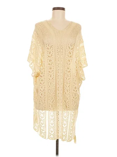 Pre-owned Unbranded Poncho In Ivory