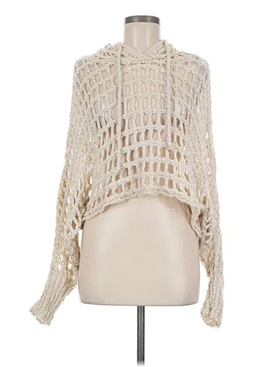 Pre-owned Unbranded Poncho In Ivory