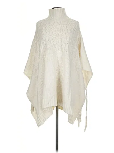 Pre-owned Unbranded Poncho In Ivory