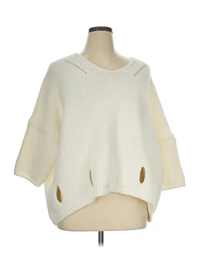 Pre-owned Unbranded Poncho In Ivory