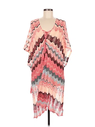 Pre-owned Unbranded Poncho In Orange