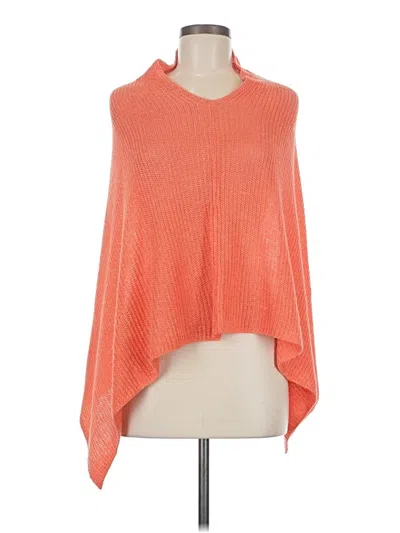 Pre-owned Unbranded Poncho In Orange