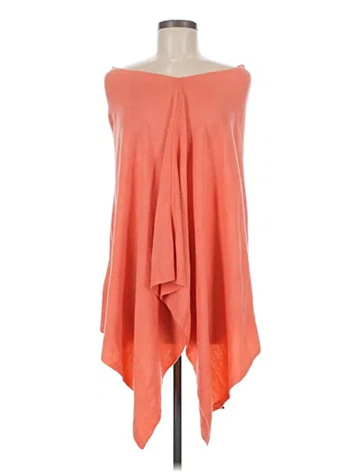 Pre-owned Unbranded Poncho In Orange