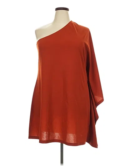 Pre-owned Unbranded Poncho In Orange