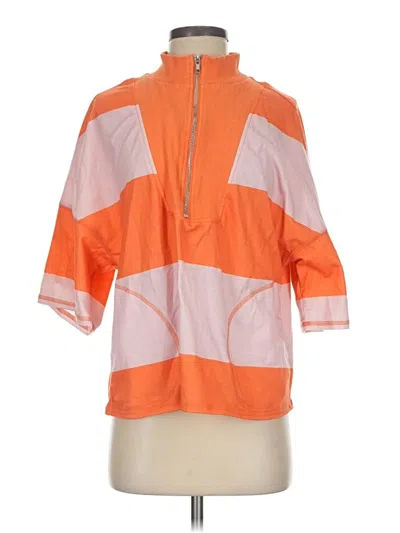 Pre-owned Unbranded Poncho In Orange