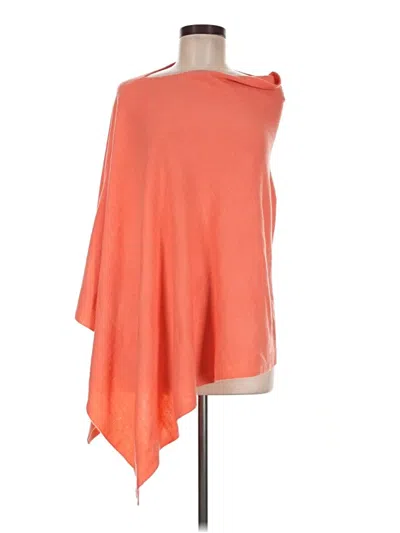 Pre-owned Unbranded Poncho In Orange