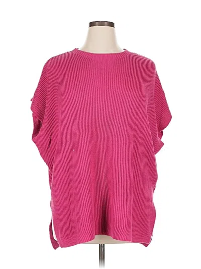 Pre-owned Unbranded Poncho In Pink