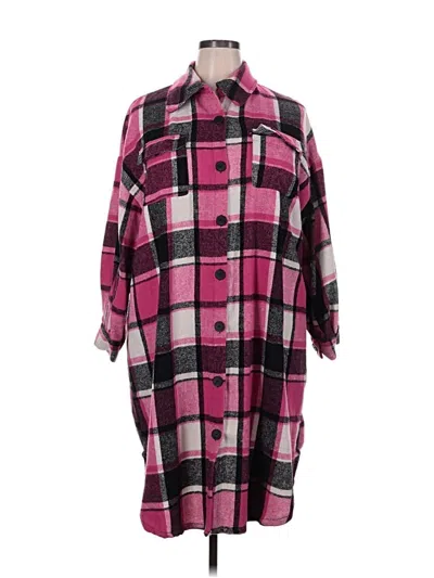 Pre-owned Unbranded Poncho In Pink