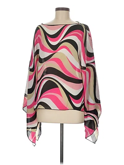 Pre-owned Unbranded Poncho In Pink