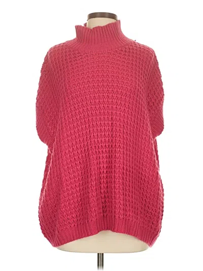 Pre-owned Unbranded Poncho In Pink
