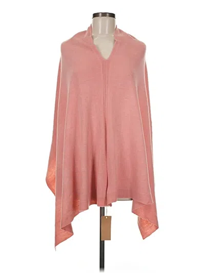 Pre-owned Unbranded Poncho In Pink