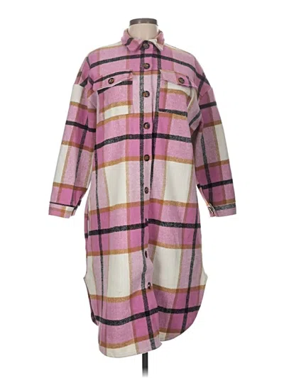 Pre-owned Unbranded Poncho In Pink