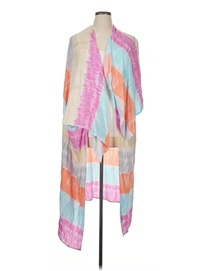 Pre-owned Unbranded Poncho In Pink