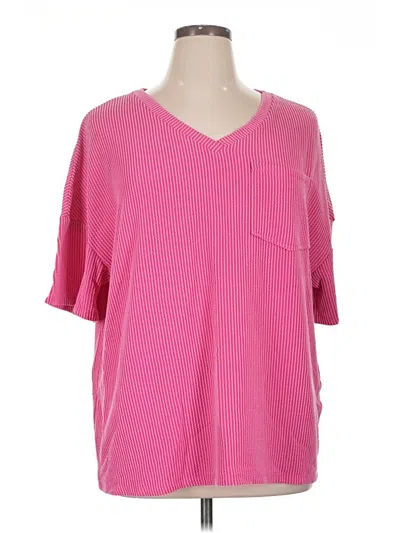 Pre-owned Unbranded Poncho In Pink