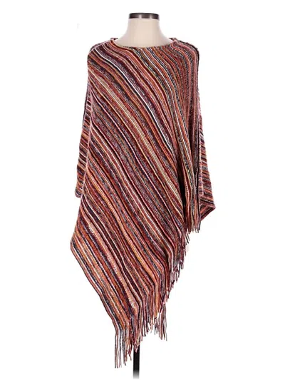 Pre-owned Unbranded Poncho In Pink