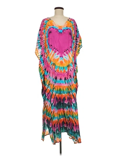 Pre-owned Unbranded Poncho In Pink
