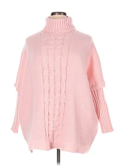 Pre-owned Unbranded Poncho In Pink