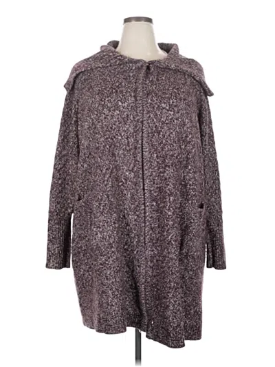 Pre-owned Unbranded Poncho In Purple