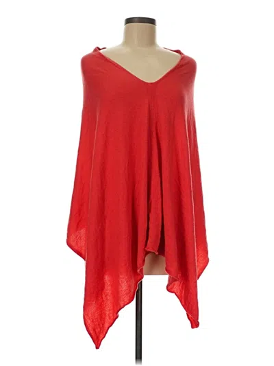 Pre-owned Unbranded Poncho In Red