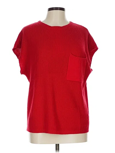 Pre-owned Unbranded Poncho In Red