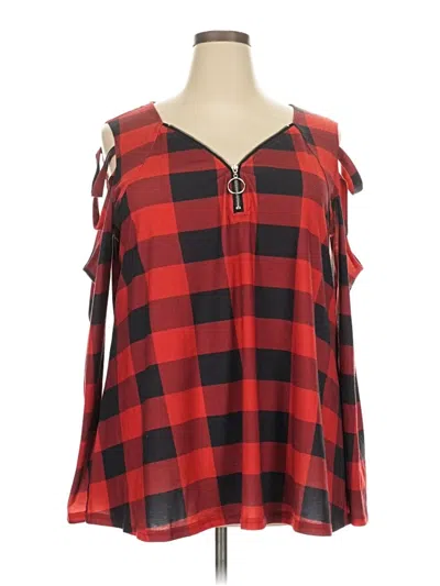 Pre-owned Unbranded Poncho In Red