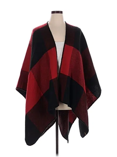 Pre-owned Unbranded Poncho In Red