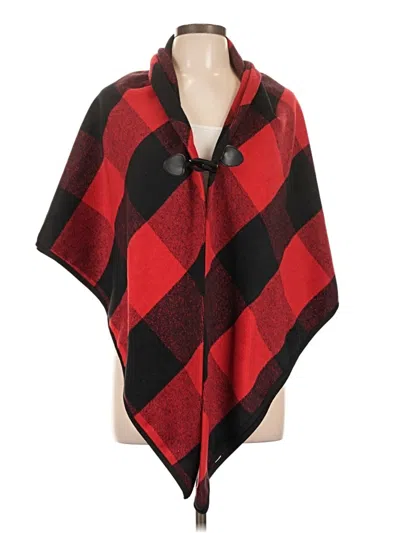 Pre-owned Unbranded Poncho In Red