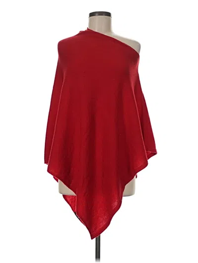 Pre-owned Unbranded Poncho In Red