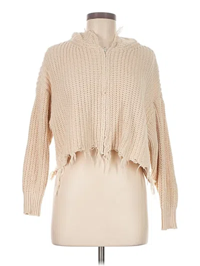Pre-owned Unbranded Poncho In Tan