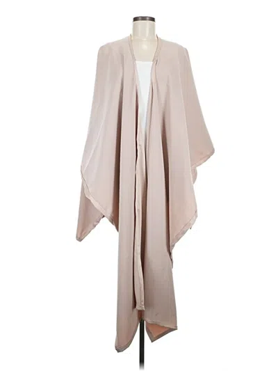 Pre-owned Unbranded Poncho In Tan