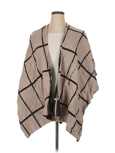 Pre-owned Unbranded Poncho In Tan