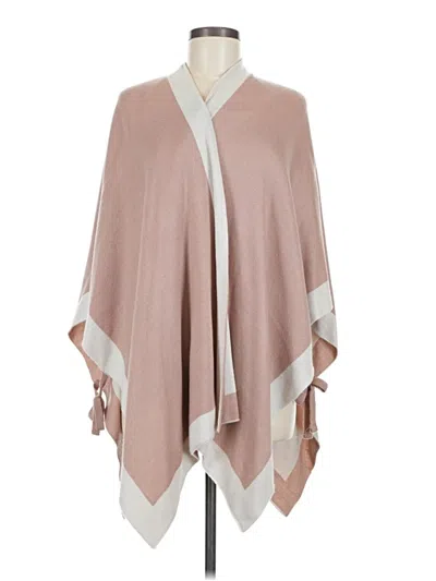 Pre-owned Unbranded Poncho In Tan