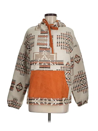 Pre-owned Unbranded Poncho In Tan