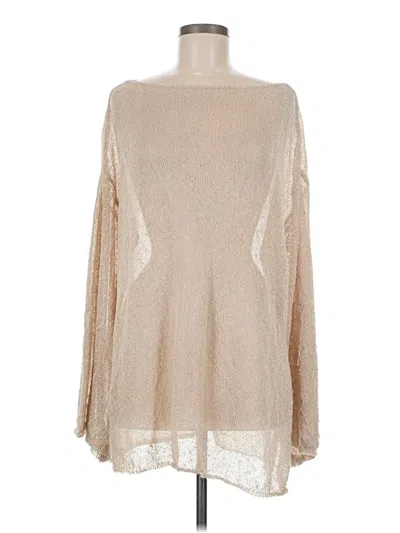 Pre-owned Unbranded Poncho In Tan