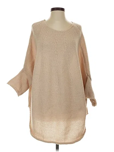 Pre-owned Unbranded Poncho In Tan