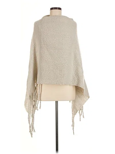 Pre-owned Unbranded Poncho In Tan