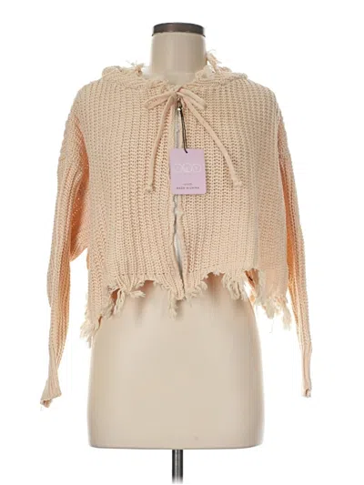 Pre-owned Unbranded Poncho In Tan