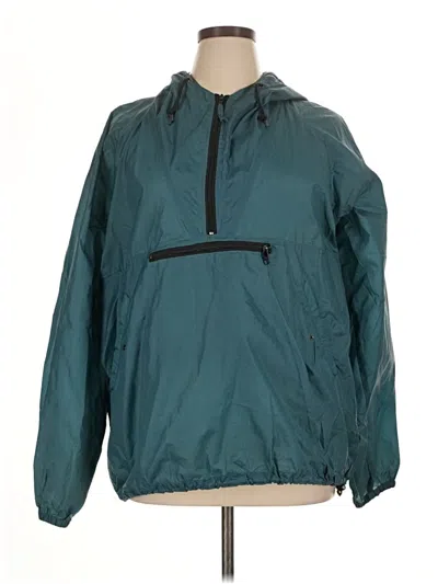 Pre-owned Unbranded Poncho In Teal