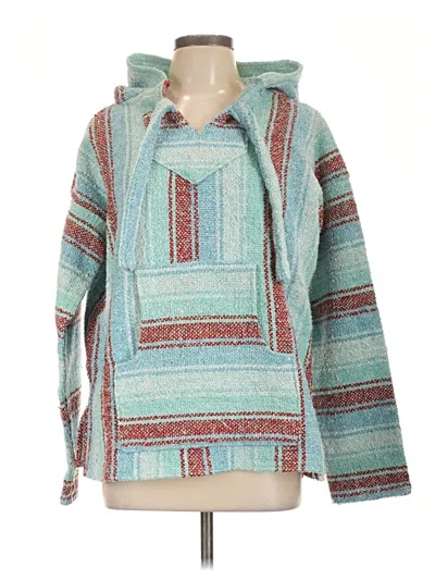 Pre-owned Unbranded Poncho In Teal