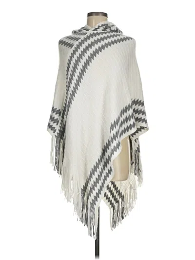 Pre-owned Unbranded Poncho In White
